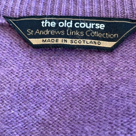 St.Andrews Links Old Course wool vest sweater -L - Picture 3 of 8
